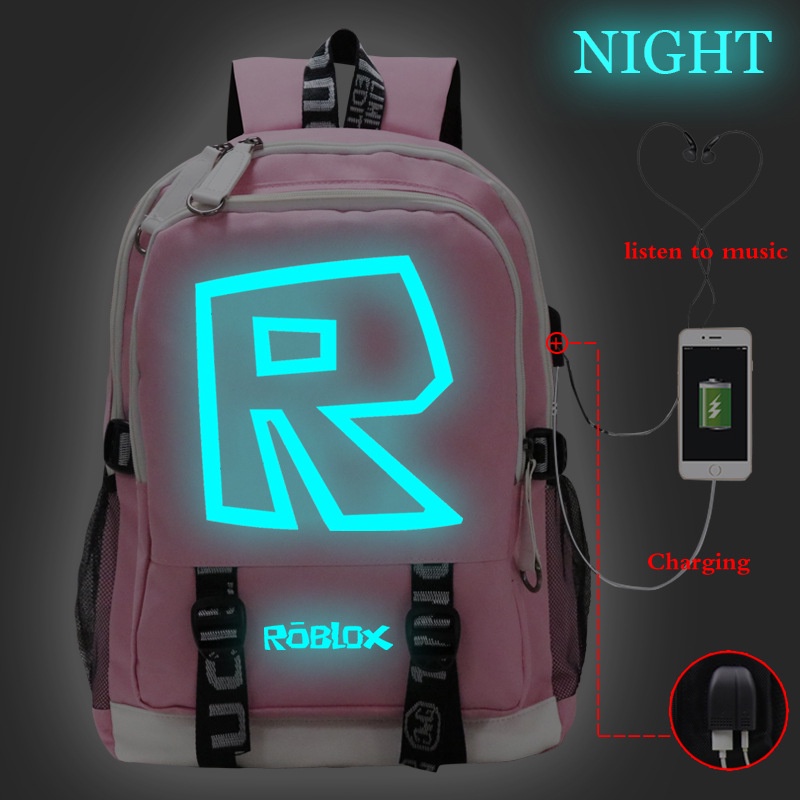 YT2 Roblox Ba Lô Dành Cho Nữ Nam Sinh Viên Dung Tích Lớn Thoáng Khí In Thời Trang Cá Tính Túi Đa Năng TY2