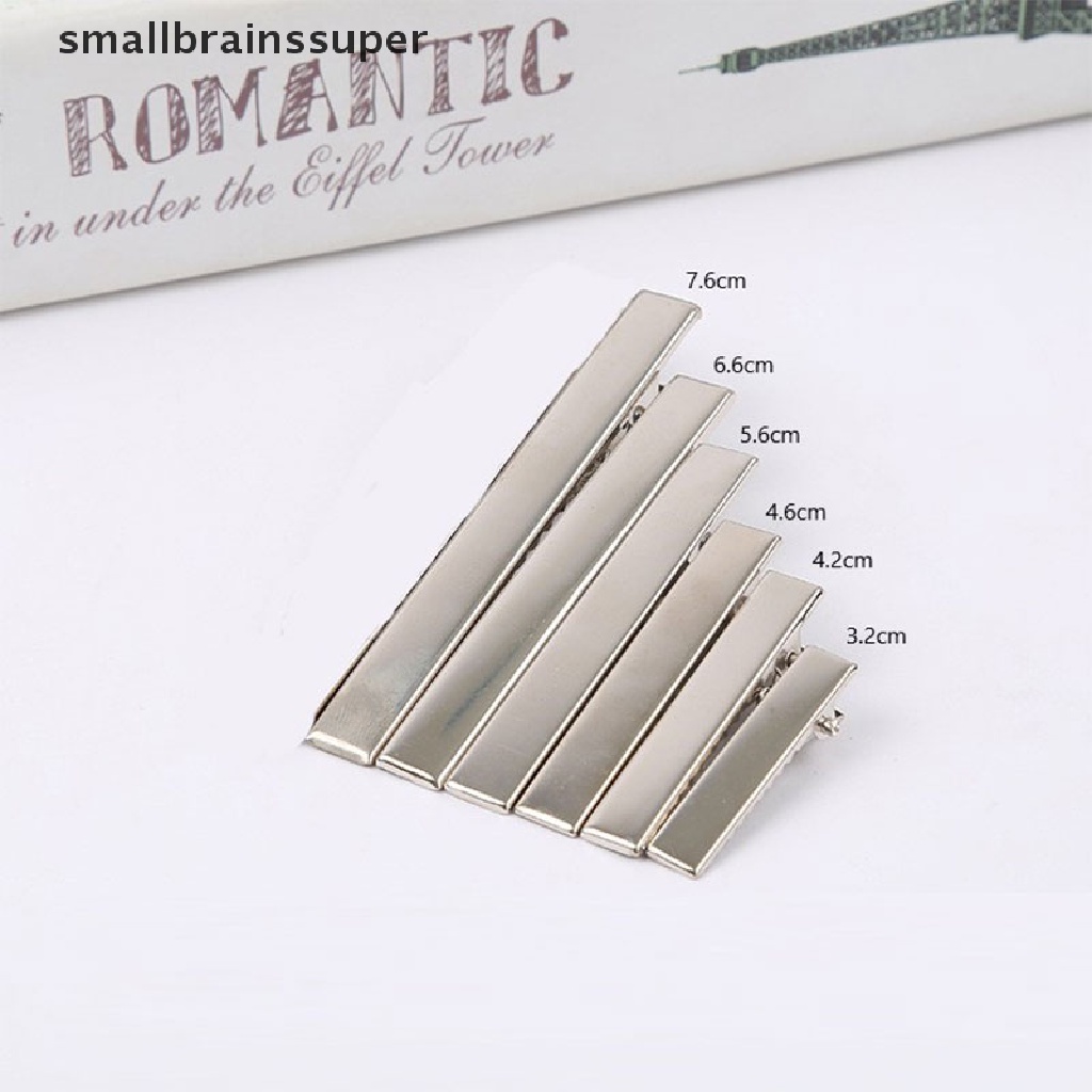 Set 50 Kẹp Tóc Cá Sấu Bằng Kim Loại Có Răng Kẹp DIY SBS
