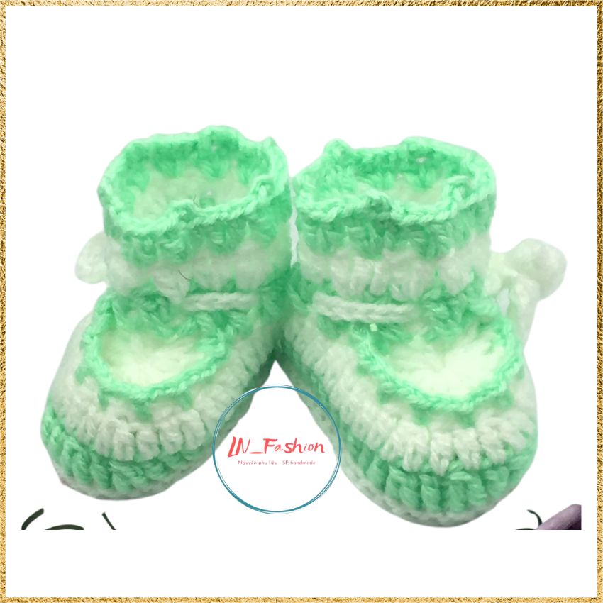 Vớ Len - Tất Len Cho Trẻ Sơ Sinh - LN_Handmade- Tất handmade, len mềm mịn an toàn cho bé