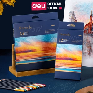 Bút Chì Màu Hộp Giấy Cao Cấp Deli - 24/36/48/72 Màu - Phác Thảo Thiết Kế Tô Màu Vẽ Tranh Chuyên Nghiệp Học Sinh