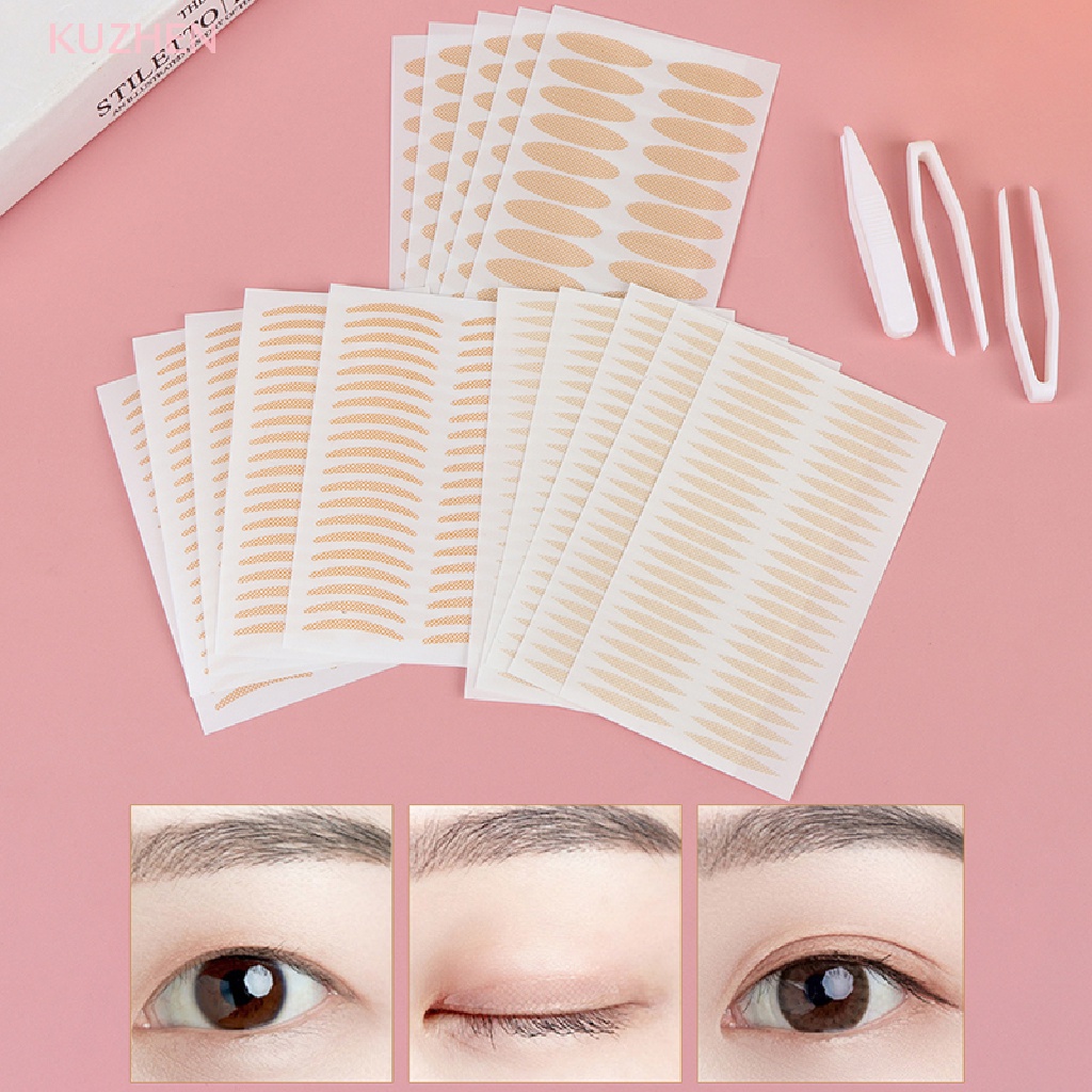 Set 200 miếng dán kích mí KUZHEN dạng lưới vô hình