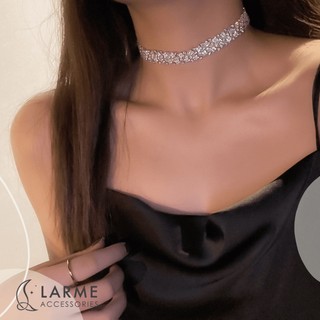 Choker nữ, vòng cổ đính đá dự tiệc lấp lánh, vòng cổ sang trọng larme accessories -DC0108
