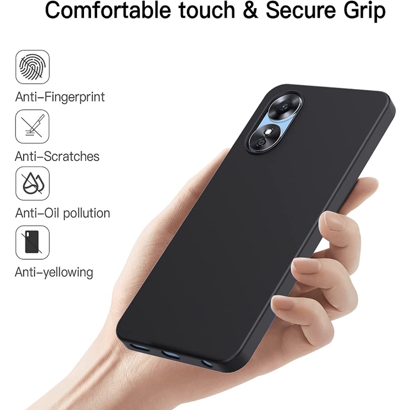 Ốp Điện Thoại Silicon Mềm Nhám Bảo Vệ Toàn Diện Cho OPPO Reno 8T 5G 9 8 Pro A97 A78 A58 A58x A77 A77S A57 2022
