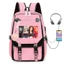 Ba Lô SQ11 BLACKPINK Dành Cho Nữ Nam Sinh Viên Dung Tích Lớn In Thoáng Khí Thời Trang Cá Tính Túi Đa Năng