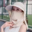 EBINLANDS Người Cá Mũ Nữ Vành Rộng Chống Tia UV Mũ Bóng Thoáng Khí