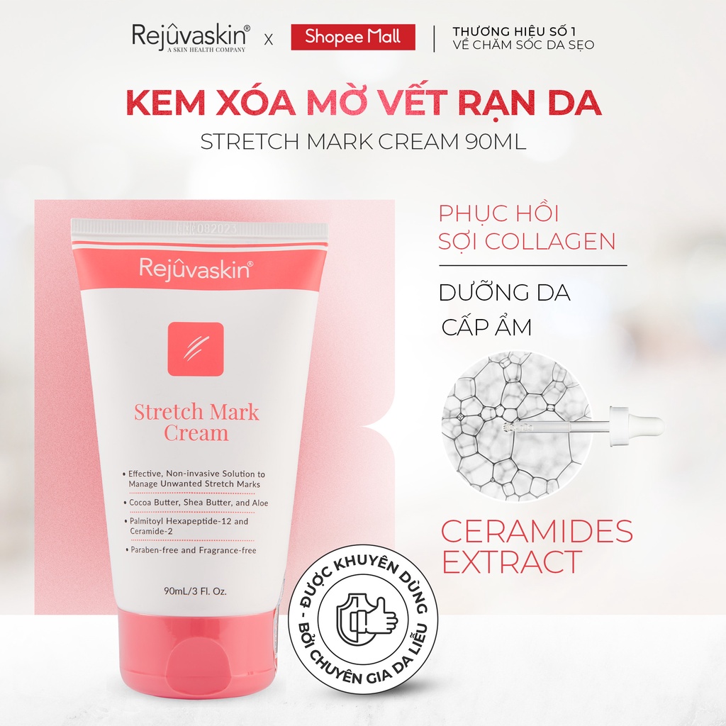 Ảnh Kem phòng ngừa và làm mờ rạn da REJUVASKIN Stretch Mark Cream 90ml 1