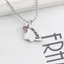 Bộ 4 Vòng cổ Tình Bạn Mặt Hình Nửa Trái Tim Thời Trang 2023 Best Friend Heart Pendant Necklace Adjustable Choker Jewelry Sets Geometry Couple Gift Party Jewelry Accessories Gift