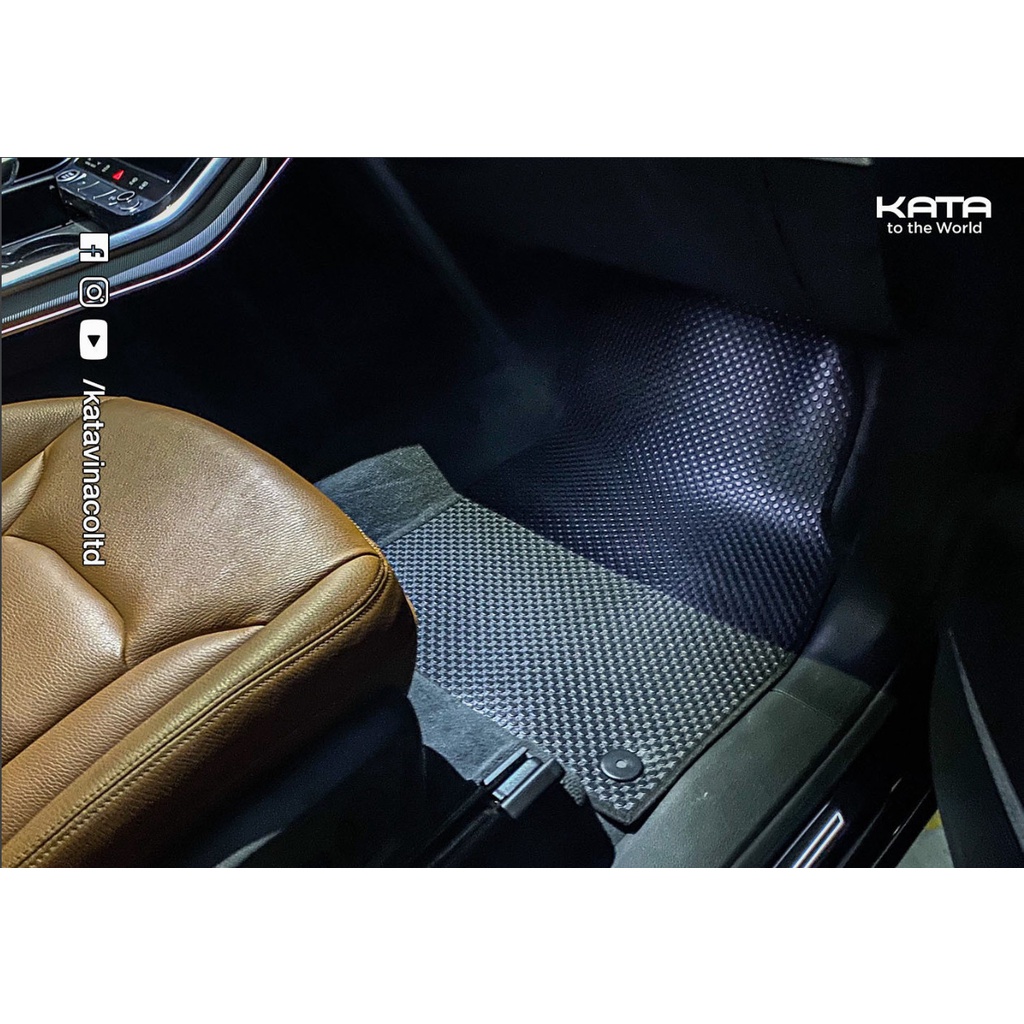 Thảm lót ô tô KATA cho xe Audi Q8 (2020 - 2025)  - Khít với sàn, Chống trơn, Không mùi, Không ẩm mốc