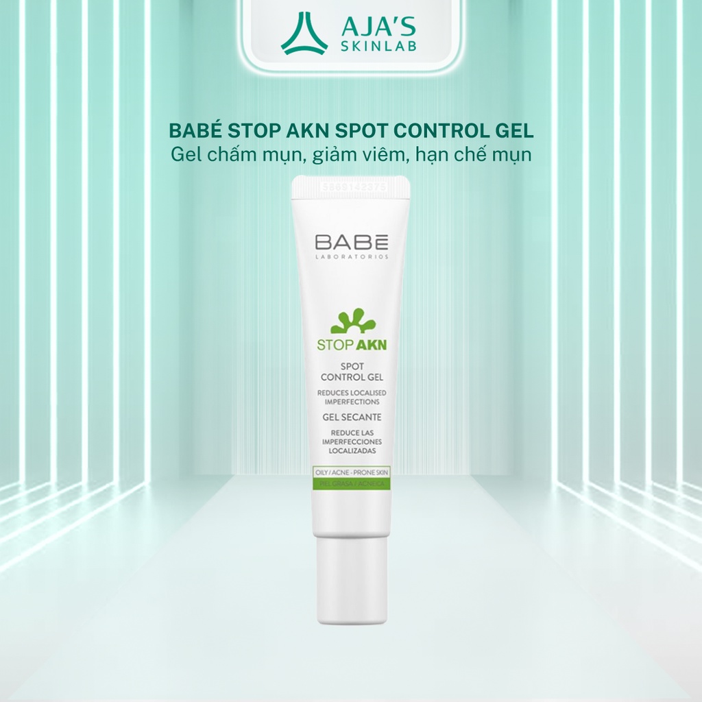 Ảnh Gel chấm mụn giúp gôm cồi mụn BABÉ Stop Akn Spot Control Gel 8ml - AJA'S SKINLAB 1