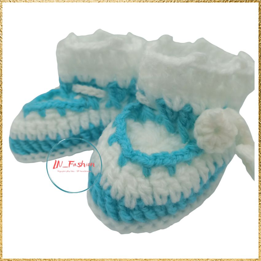 Vớ Len - Tất Len Cho Trẻ Sơ Sinh - LN_Handmade- Tất handmade, len mềm mịn an toàn cho bé