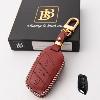Bao da chìa khoá ô tô Mg5 Mg zs da thật bảo vệ khoá xe tránh trầy xước bảo hành hàng chính hãng bb
