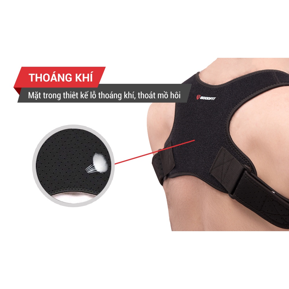 Đai chống gù lưng GoodFit cho trẻ em, người lớn free size GF711P chất lượng tốt, giá phải chăng