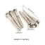 COO 6 Chiếc Bass Khóa Cung Cấp Dây Khóa Gắn Vít Có Rãnh Cho Yên Cầu