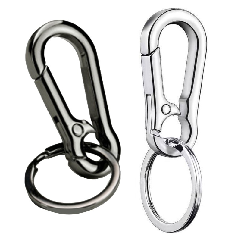 Cinna Hợp Kim Carabiner Khóa Móc Chìa Khóa Cho Móc Chìa Khóa Dây Đeo Ví Túi Cắm Trại Câu Cá Đi Bộ Đường Dài Du Lịch 7cm