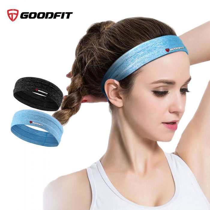 Băng đô thể thao nam nữ GoodFit GF801SB thời trang, chất liệu co giãn 4 chiều, thấm hút mồ hôi tốt
