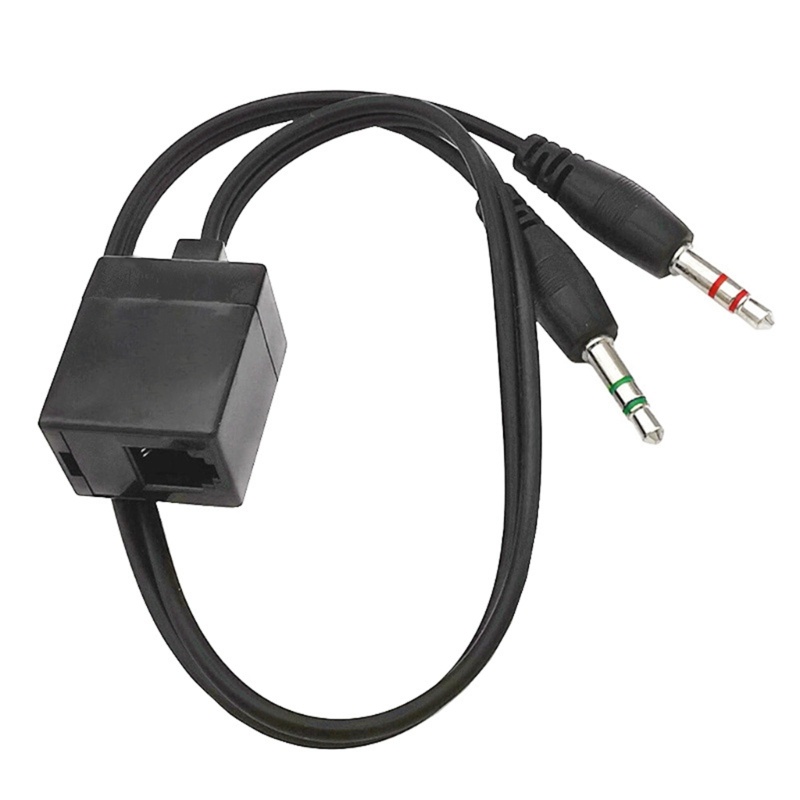 Đầu Chuyển Đổi RJ9 Sang 3 5mm Chuyên Dụng Cho Tai Nghe Máy Tính