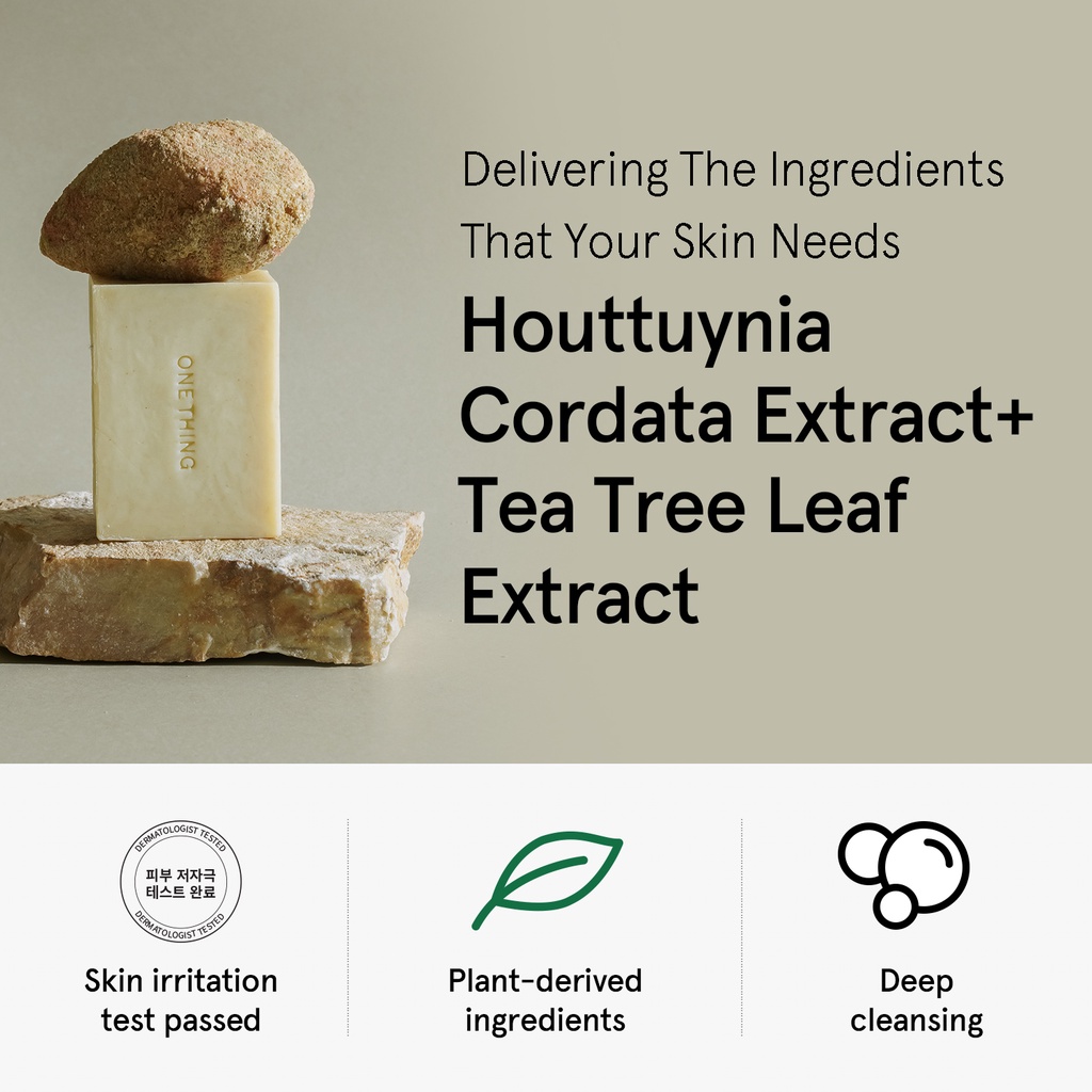 Ảnh Xà phòng diếp cá tràm trà | Houttuynia Cordata & Tea Tree Handcrafted Natural Soap 100g 1