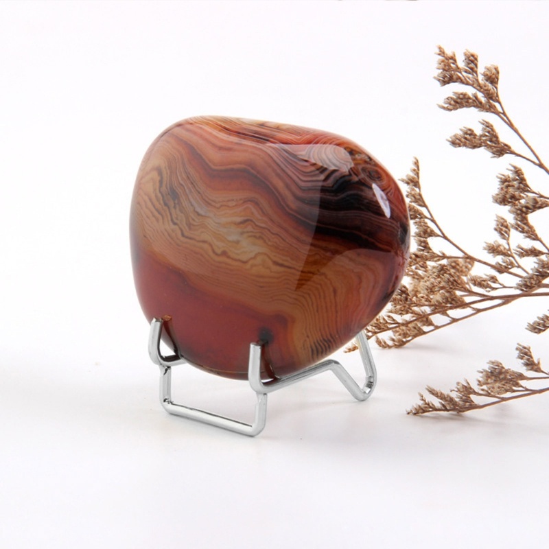 Giá đỡ hiển thị đá quý đa năng với khung kim loại, phù hợp trưng bàyagate và geode