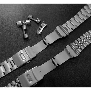 Dây đeo đồng hồ bằng thép không gỉ cong cho Seiko SKX007 Vòng đeo tay lặn kỷ niệm bằng thép chắc chắn SKX009 Series 18 19 20 21 22 23 24mm