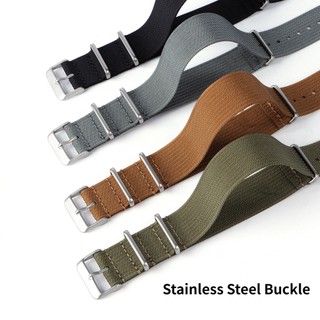 Dây Đeo Thay Thế Bằng Nylon Và Canvas Nylon Có Khóa Inox Chất Lượng Cao Cho Đồng Hồ Thông Minh NATO