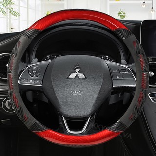 Bọc vô lăng ô tô 38cm 15 "Dành cho Mitsubishi ASX RVR Pajero Sport Outlander PHEV Airtrek Grandis lancer evo Eclipse Cr