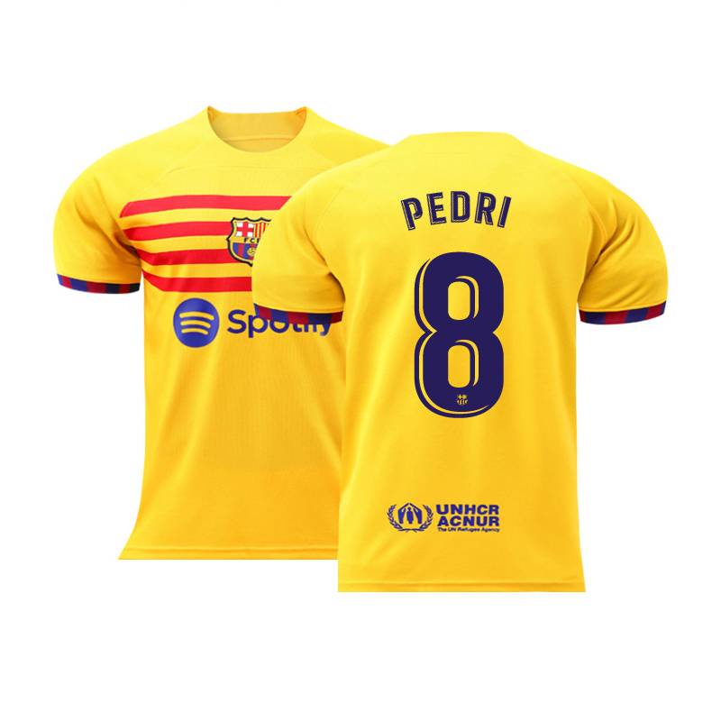 Đồng Phục Bóng Đá Barça Away Season 2022-2023, jersey Lewandowski &amp; Pedri, Phù Hợp Mọi Kích Cỡ