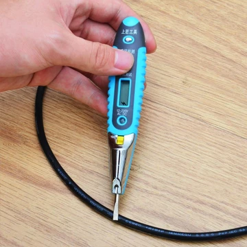 Đèn LED với đèn chiếu sáng bút thử cảm ứng hiển thị kỹ thuật số Bút thử đa năng Bút thử thợ điện/bút thử ngắn/BÚT