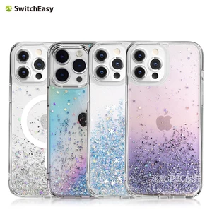 SwitchEasy Fish Dominoes iPhone 13 Vỏ điện thoại Vỏ bảo vệ Starry Sky Series Ngôi sao đêm Đặc điểm kỹ thuật quân sự Chống sốc Apple 13Pro Dây buộc chuyển màu trọn gói