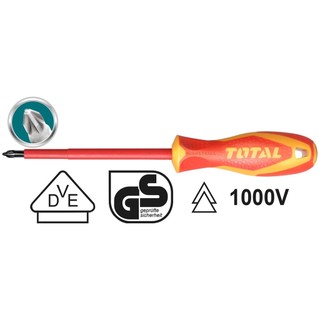 ĐỒ NGHỀ TOTAL Tua vít bake cách điện THTISPZ180<HÀNG CHÍNH HÃNG>