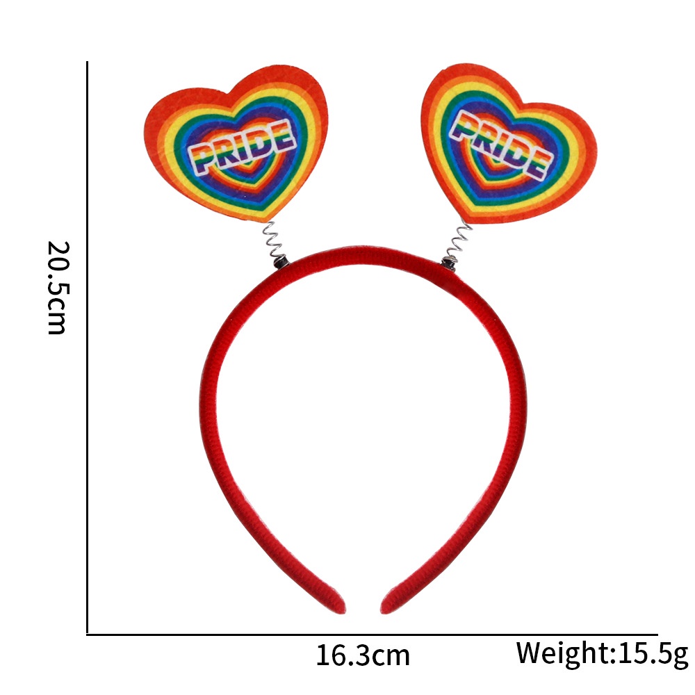 YT2 LGBT Pride Parade tóc theo chủ đề trang trí tiệc ban nhạc Phụ kiện tóc TY2