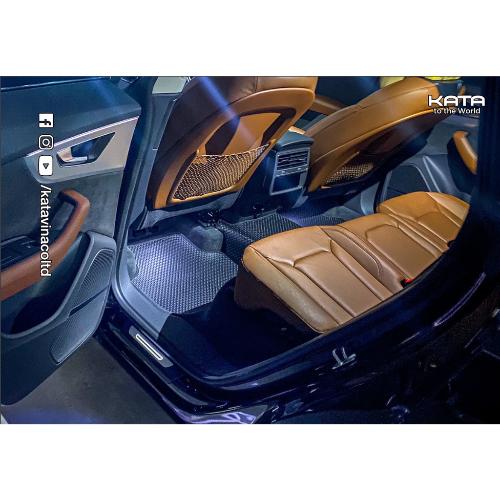 Thảm lót ô tô KATA cho xe Audi Q8 (2020 - 2025)  - Khít với sàn, Chống trơn, Không mùi, Không ẩm mốc