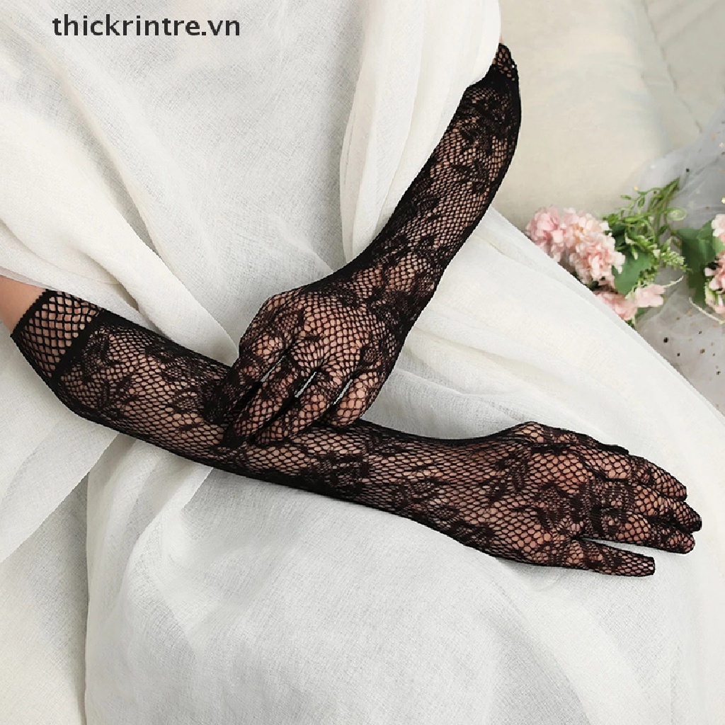 Găng Tay Lưới Dài Thời Trang Nữ Tính