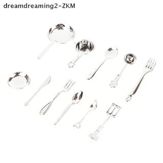 Bộ 11 Dụng Cụ Ăn Uống Trang Trí Nhà Búp Bê