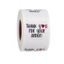 POP 500 Chiếc Nhãn Cảm Ơn Cho Cói Phong Bì Túi Kẹo Bánh Cưới Bao Bì 25 Mm Tròn Cảm Ơn Miếng Dán Niêm Phong Nhãn