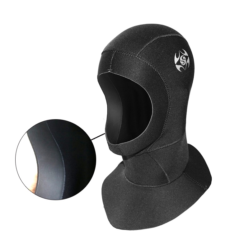 Mũ lặn scuba nam 3mm neoprene, phù hợp cho spearfishing và giữ ấm dưới nước.
