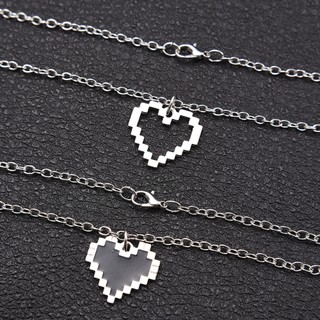 Vòng Cổ Choker Mặt Trái Tim Hoạt Hình Phong Cách Punk Đơn Giản Sáng Tạo Dành Cho Cặp Đôi