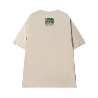 Áo thun in chữ tay lỡ form rộng unisex thời trang nam nữ