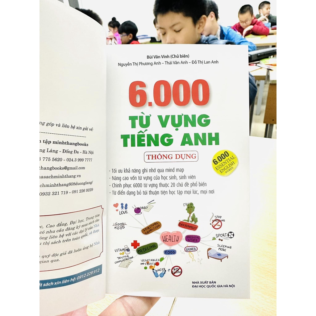 Ảnh Sách - 6000 từ vựng tiếng anh thông dụng (mềm) tái bản 02 2