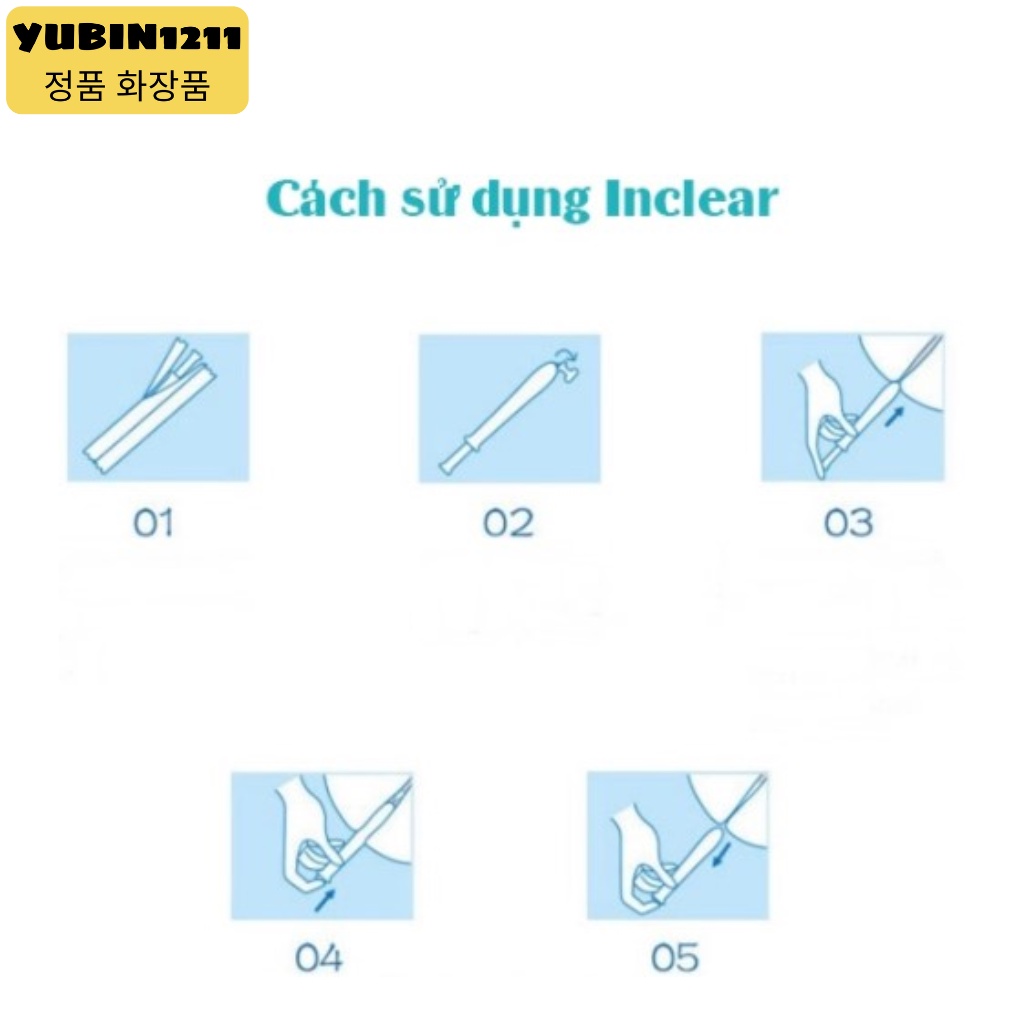 sản phẩm - Đũa Thần Inclear Gel Inner Gel Dung Dịch Vệ Sinh Phụ Nữ (Lẻ 1 Cây) 6