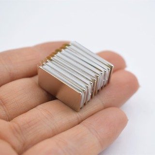 Set 10 Thanh Nam Châm N52 Neodymium Kèm Keo 3M Siêu Dính
