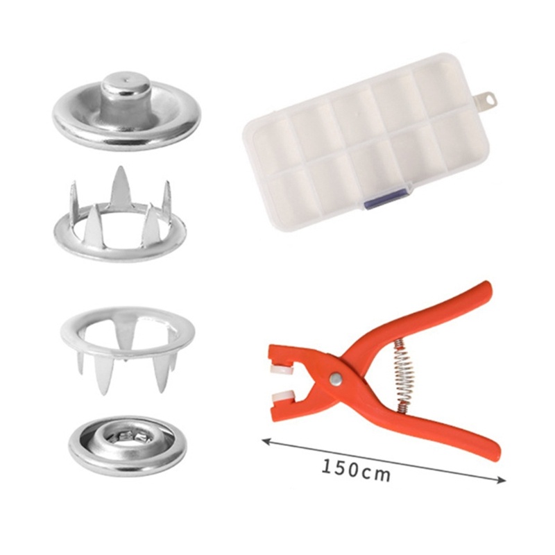 HIk Grommet Bộ Kìm Ngón Tay Thiết Thực Lỗ Đục Lỗ Kìm Bộ Cho Các Dự Án DIY