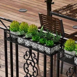 Giỏ hoa ban công - Giá đỡ Châu hoa ban công - Sang trọng - Tinh tế - Thẩm mỹ cao