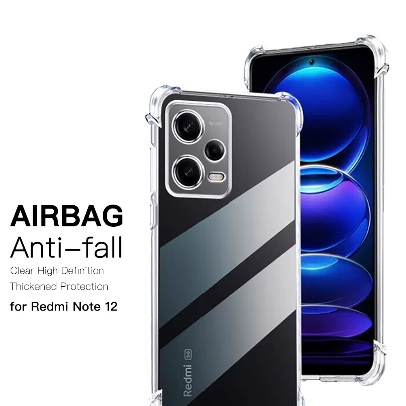 Ốp Điện Thoại Silicon Trong Suốt Chống Sốc Cho Redmi 10 5G 12C 11 Prime 5G Note 11E 11R 12 Pro Speed K60 Pro K60e