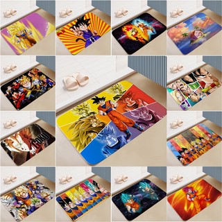 Thảm Cửa Hoạt Hình Nhật Bản Anime Son Goku DRAGON BALL Phòng Ngủ Văn Phòng Trang Trí Nhà Cửa Thảm Sàn Chống Trơn Trượt (60x40CM)