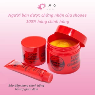 Lucas Papaya Ointment 25g / 75g Kem Dưỡng Môi Tinh Chất Kem Dưỡng Da Mặt Đa Năng