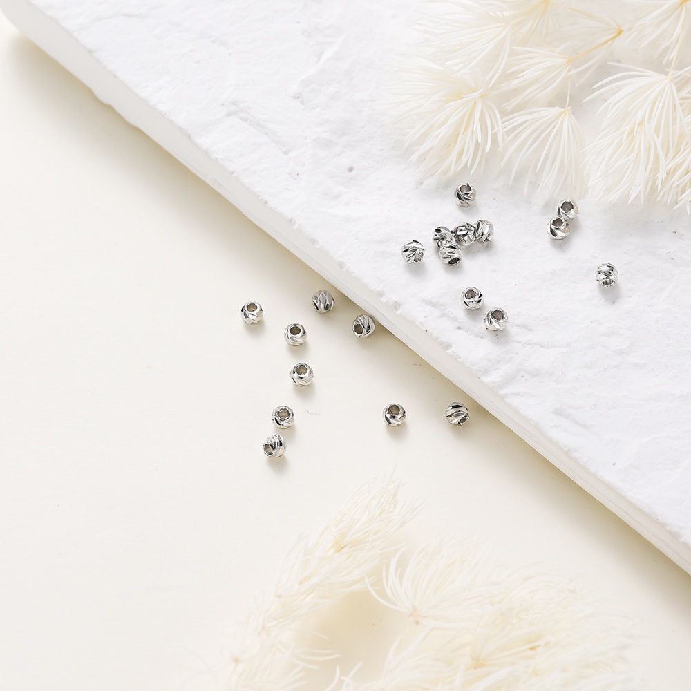 St.kunkka Set 20 Hạt Xỏ Lỗ Hình Hoa 2-6Mm 18K Màu Vàng Kim Chống Rách ...