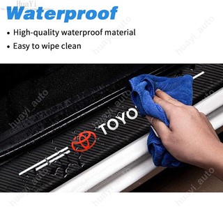 Sticker Sợi Carbon Dán Bảo Vệ Cửa Xe Hơi Toyota Innova AN40 AN140 Kijang Innova 2.0G 2.0V