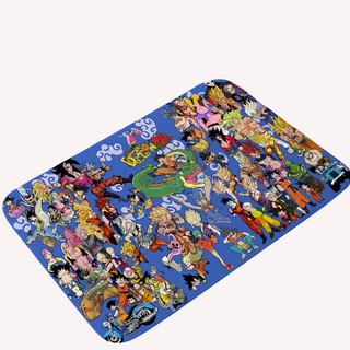 Thảm Cửa Hoạt Hình Nhật Bản Anime Son Goku DRAGON BALL Phòng Ngủ Văn Phòng Trang Trí Nhà Cửa Thảm Sàn Chống Trơn Trượt (60x40CM)