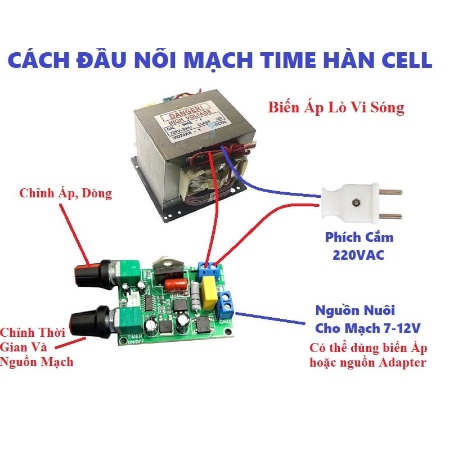 Mạch Timer Điều Chỉnh Dòng Và Áp Máy Hàn Cell 41A | Shopee Việt Nam