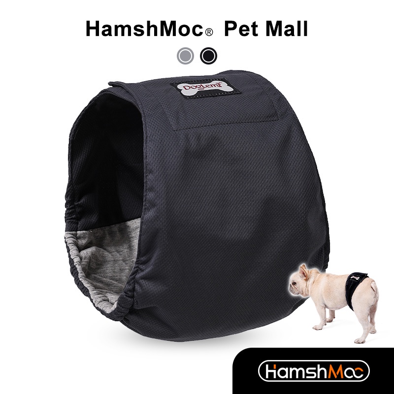 HamshMoc Tã cho chó đực có thể giặt được Dây đeo bụng cho chó có thể tái sử dụng Độ thấm hút cao Có thể điều chỉnh chống rò rỉ Quần lót thoáng khí cho chó quấn cho bệnh không kiểm soát